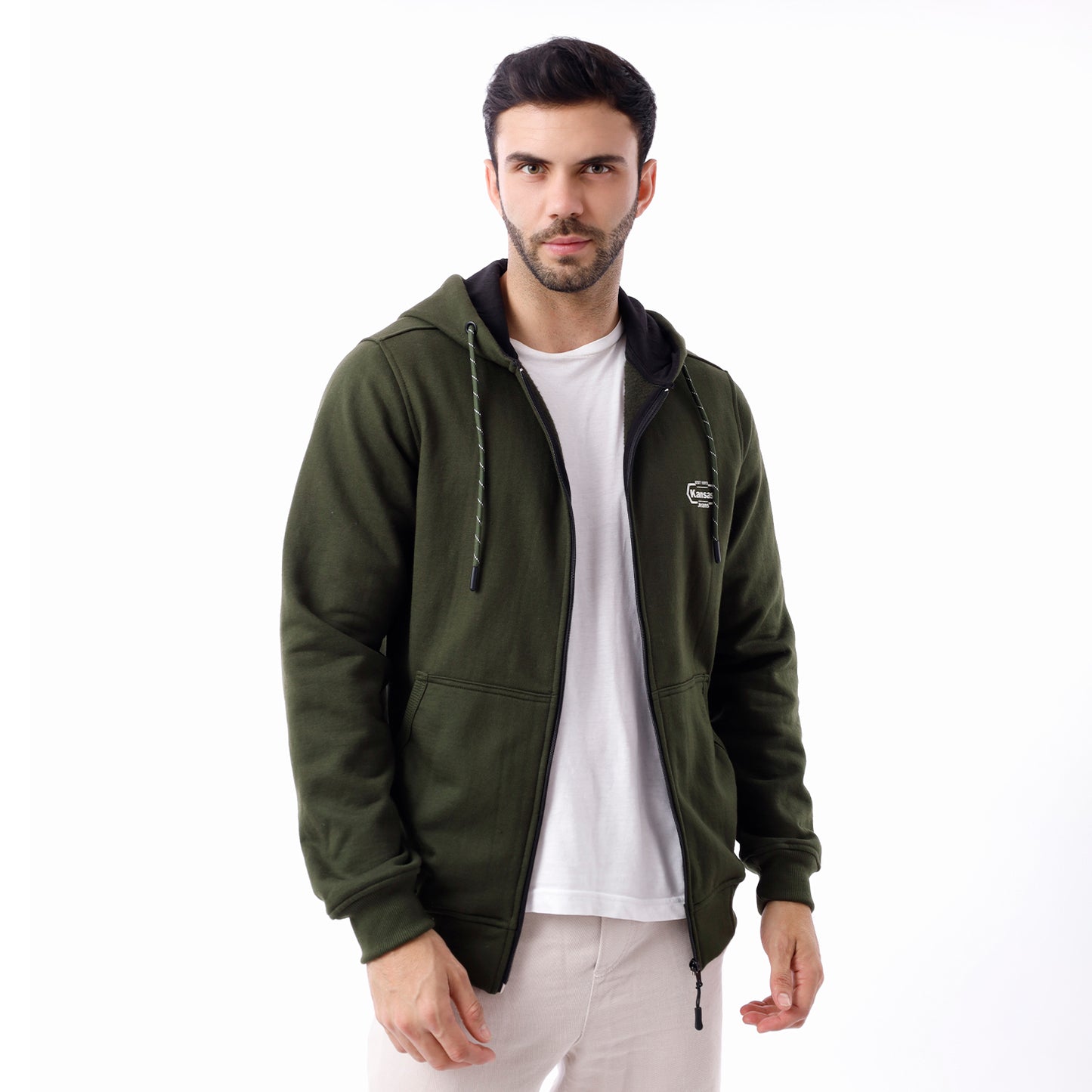 Polera Hombre Regular Fit Verde