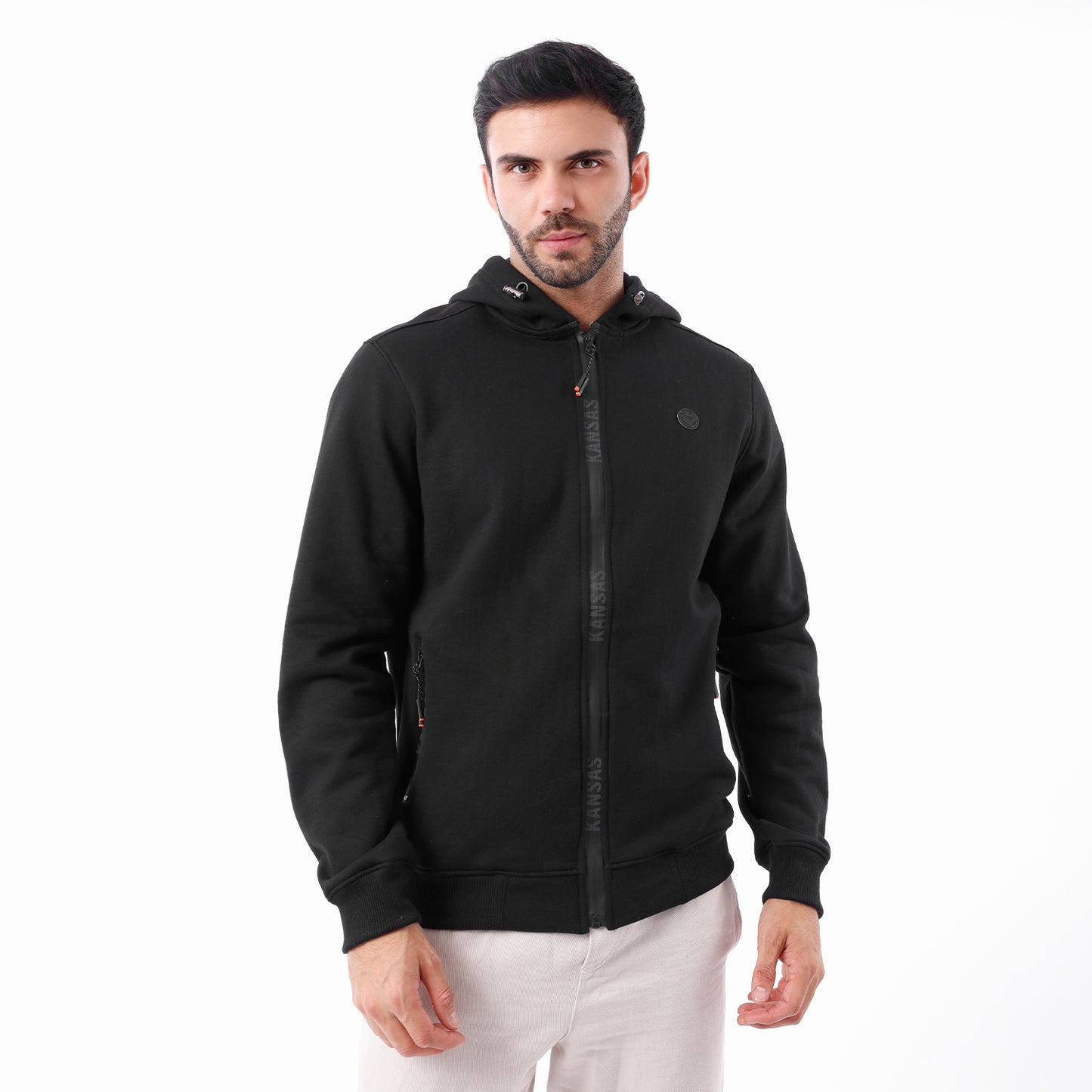 Polera Hombre Regular Fit Negro