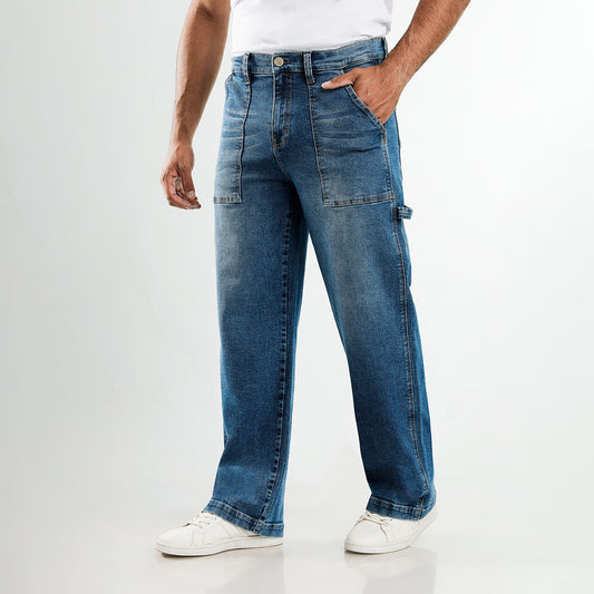 Jean Denzel Baggy Carp Fit Cristal Moteado