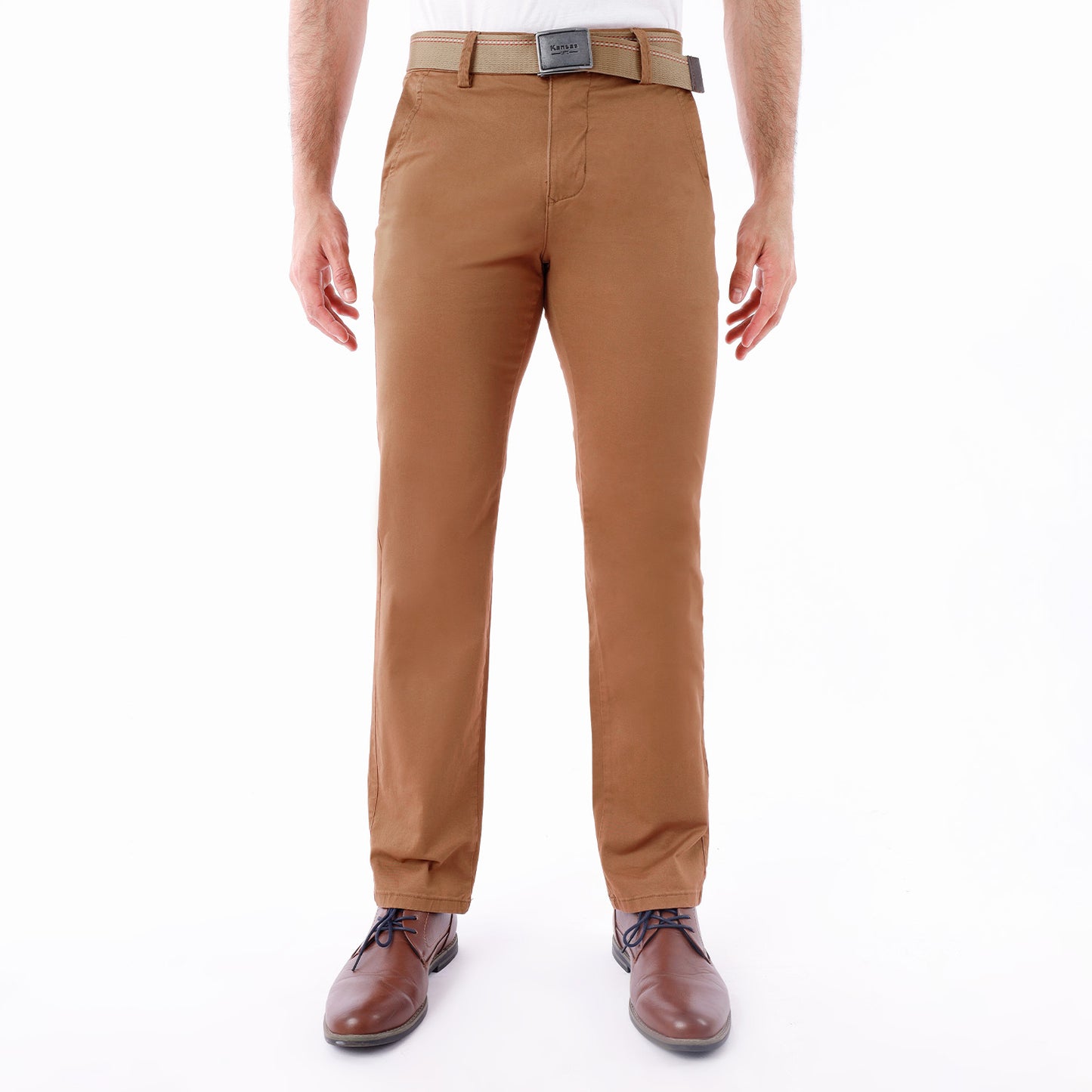 Pantalón Drill Regular con Correa – Toffy