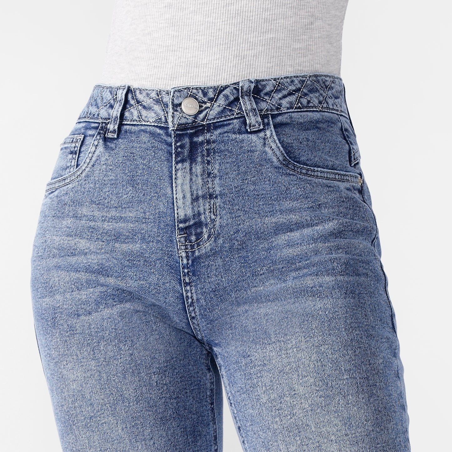 Pantalón Jean Eymi Cintura Recto