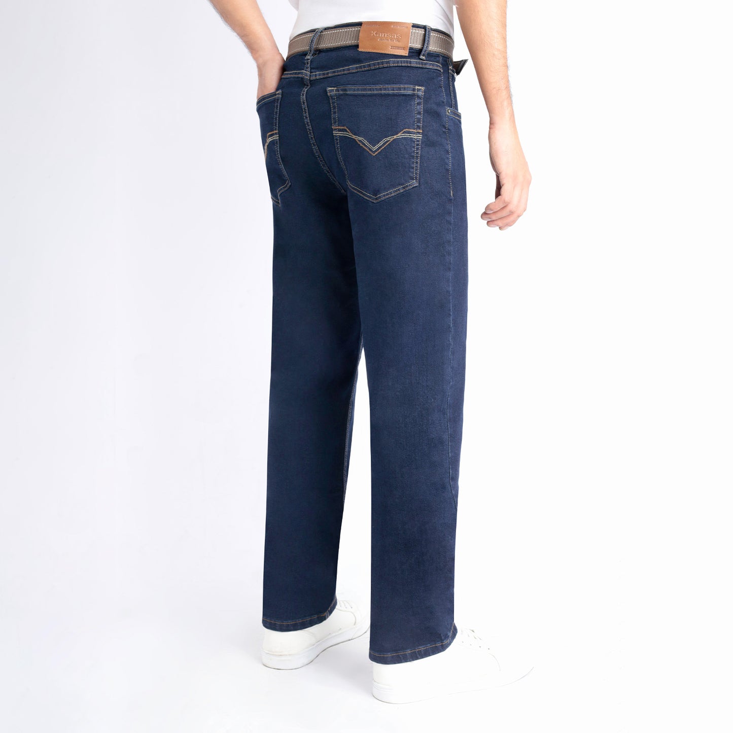 Pantalón de Caballero Regular Confort Premium con Correa - Grafito