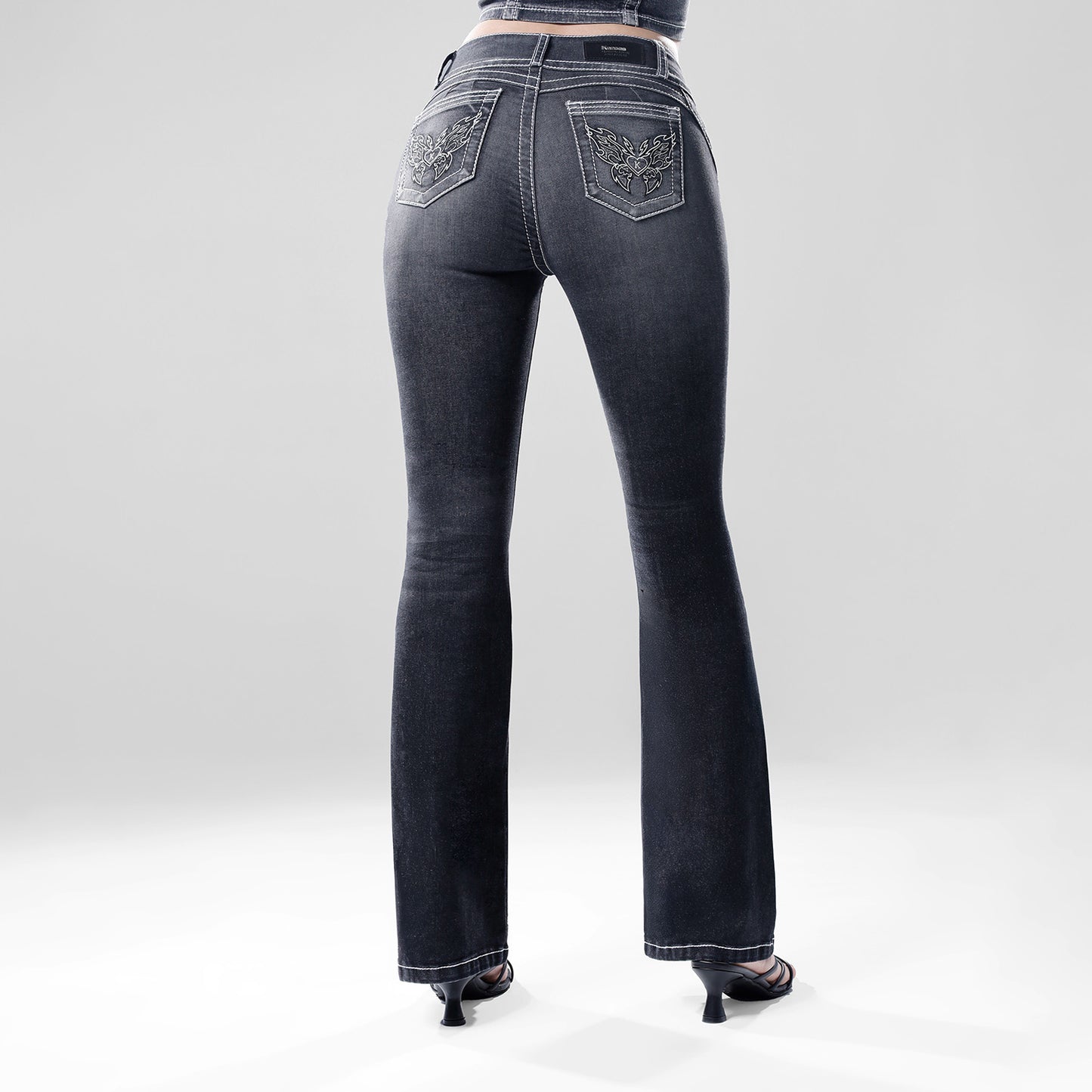 Pantalón Dama Cheyenne Flare Tiro Bajo