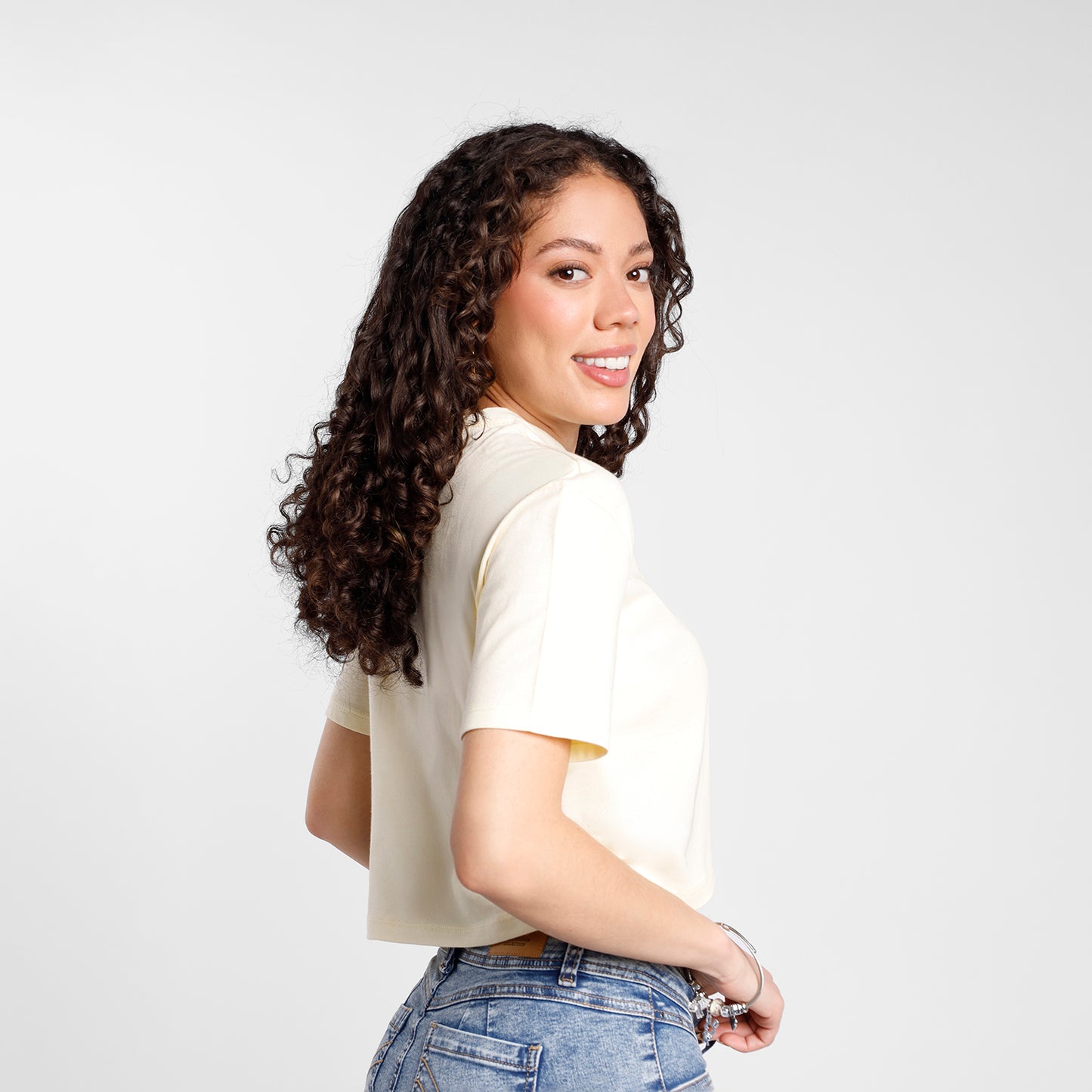 Polo Lizeth Oversize - Crema