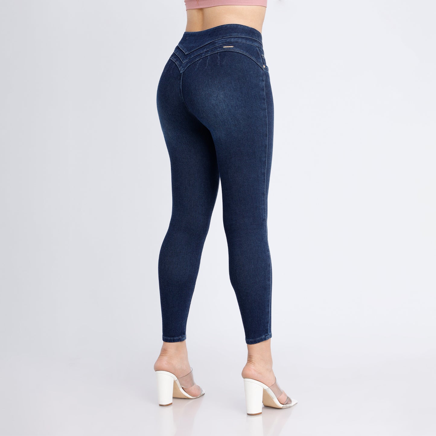 Jean Cintura Pitillo Fatima 2 Botones Stell