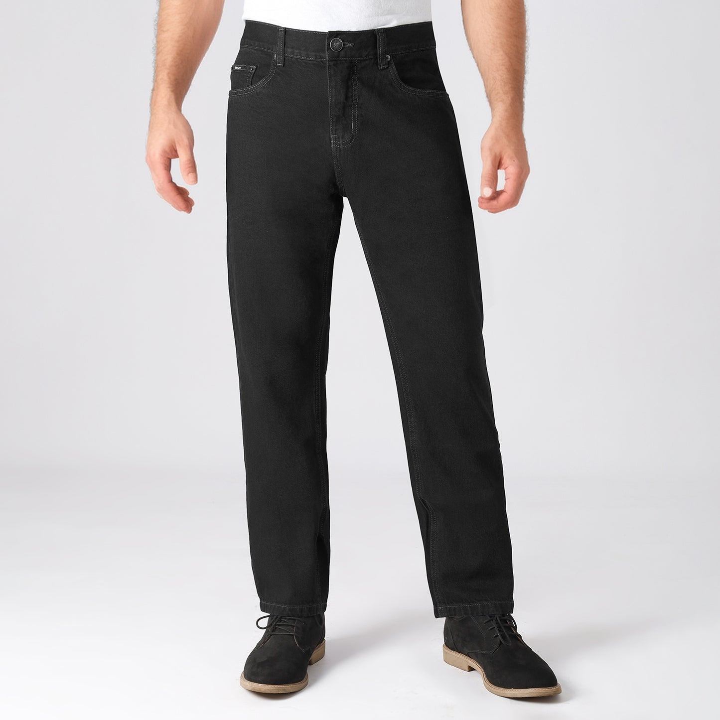 Pantalón Caballero Clásico Recto Negro - 715
