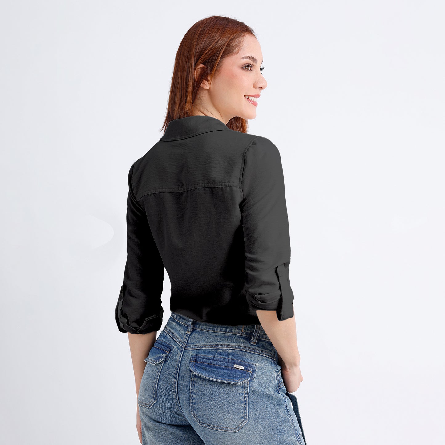 Blusa Dama Paula Negro