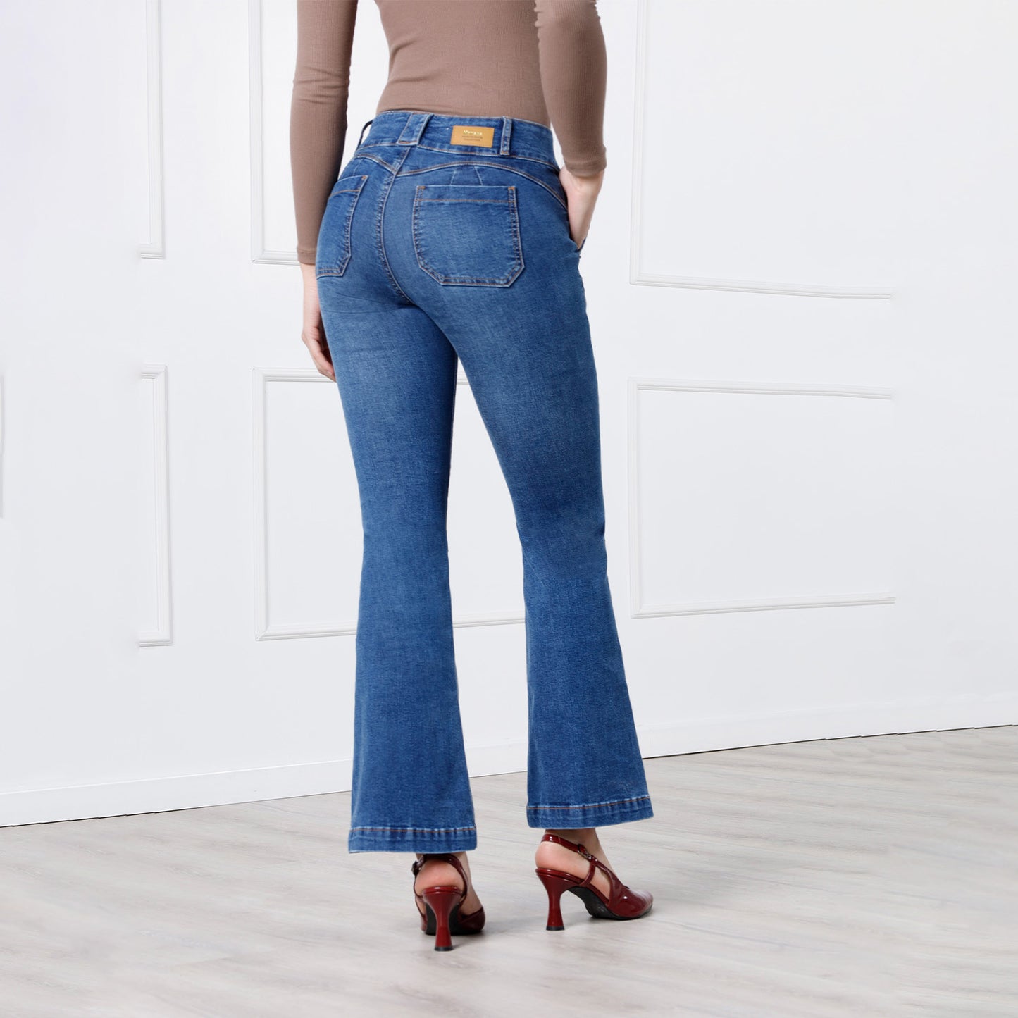 Pantalón Jean Dorka Flare Push Up
