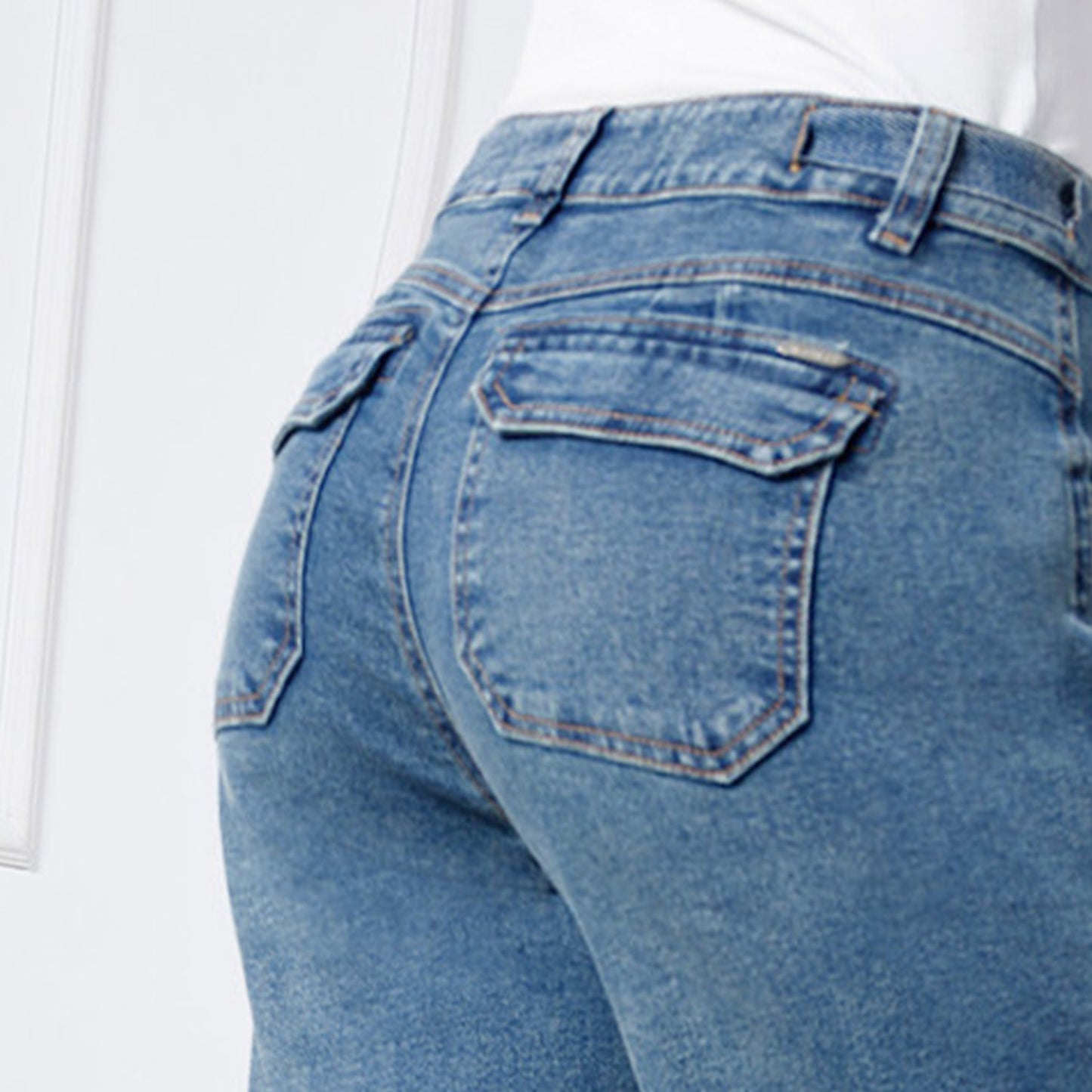 Pantalón Jean África Cintura Wide Leg