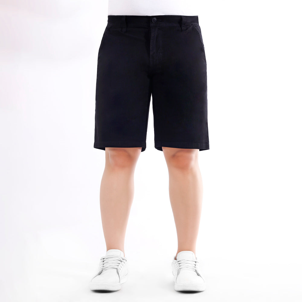 Bermuda Slim Fit Negro
