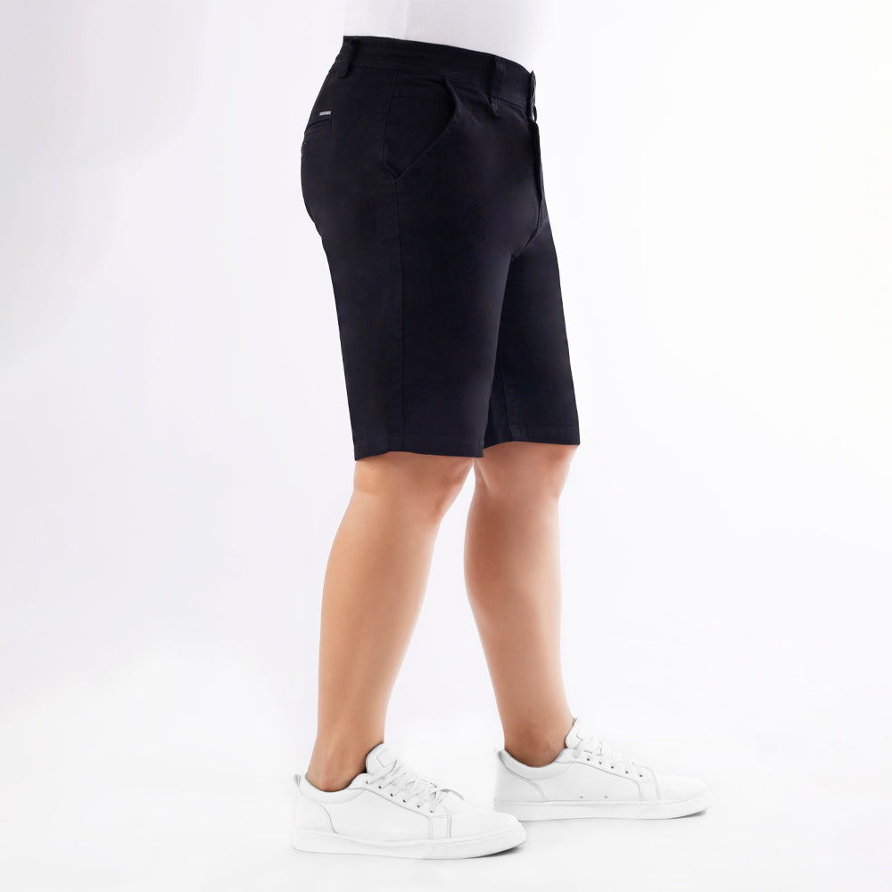 Bermuda Slim Fit Negro