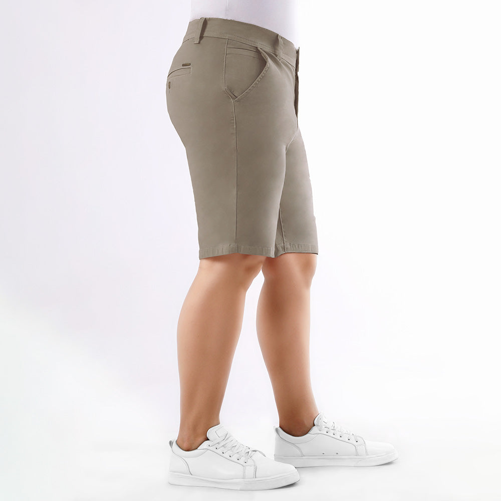 Bermuda Slim Fit Castor