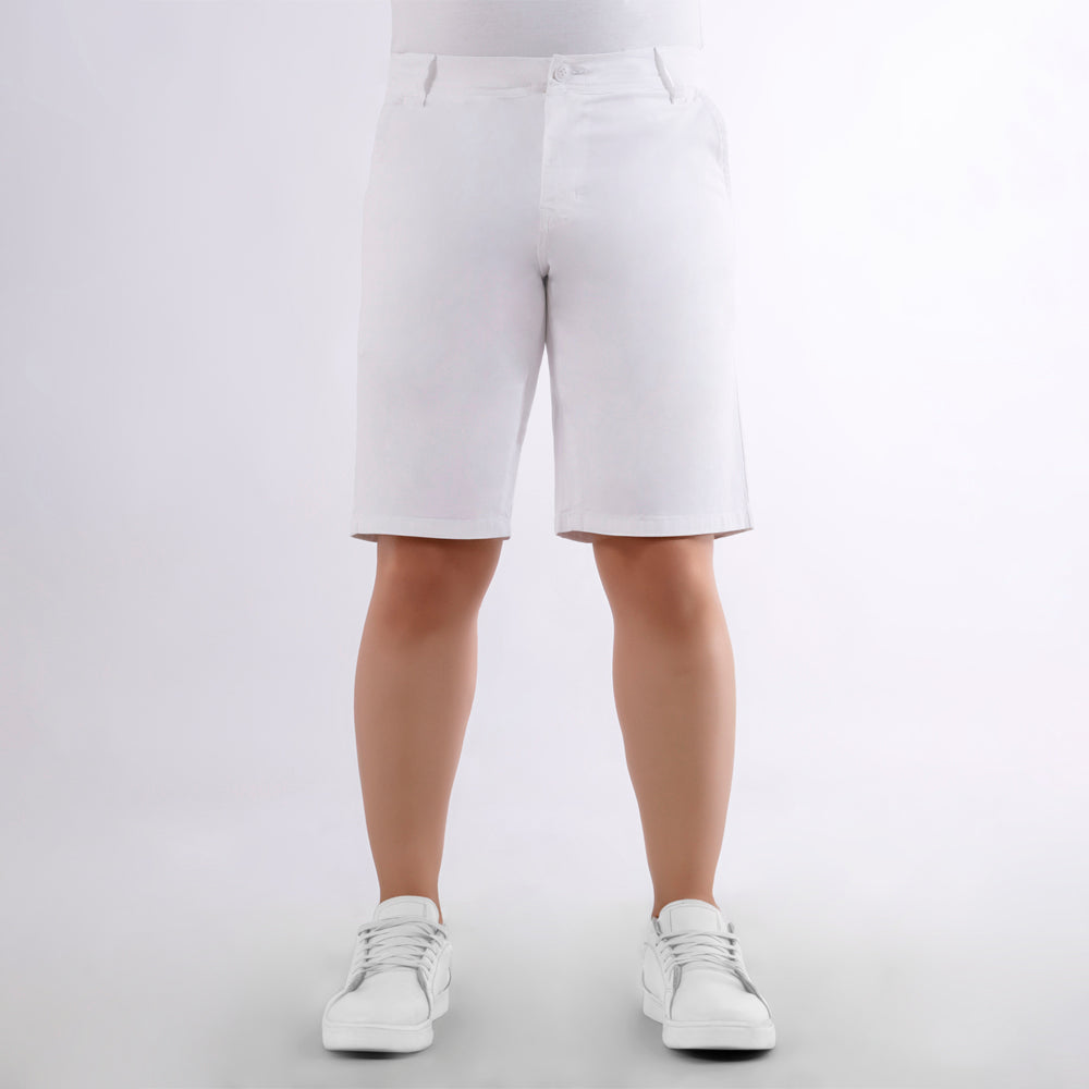 Bermuda Slim Fit Blanco