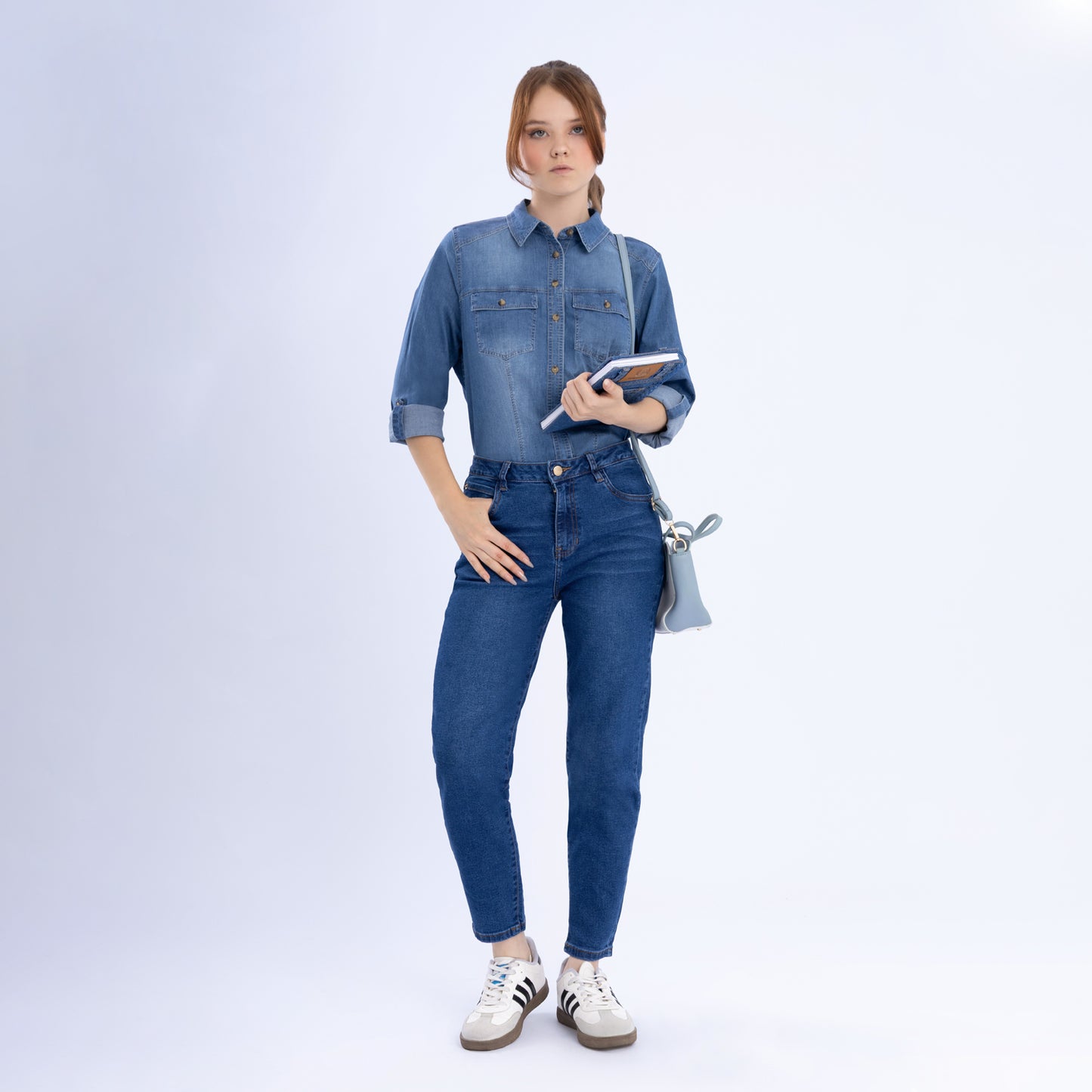 Jean Mom Fit Cintura Pepper Focalizado