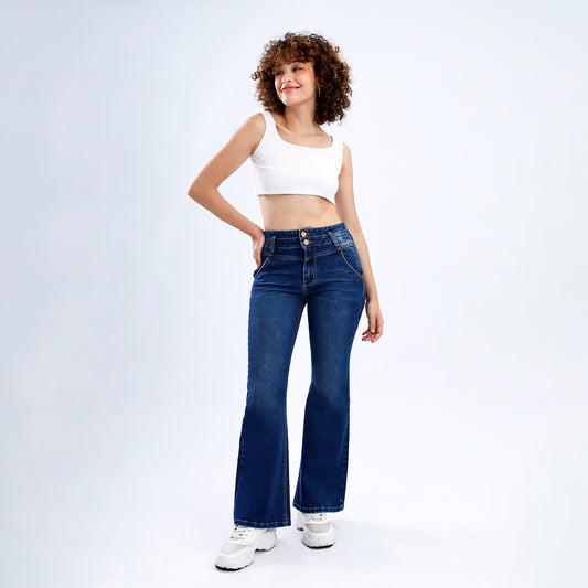 Pantalón Flare Pepper Moteado