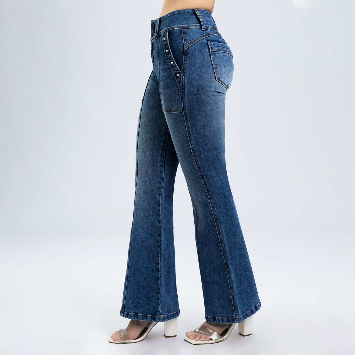 Pantalón Flare Cristal Moteado