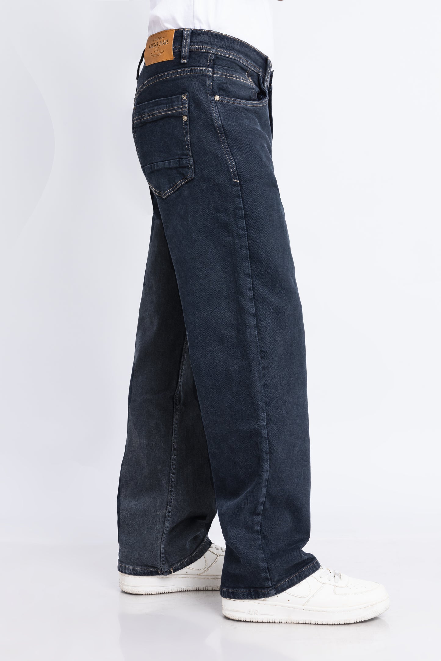 Jean Hombre Cargo Loose Fit Grafito