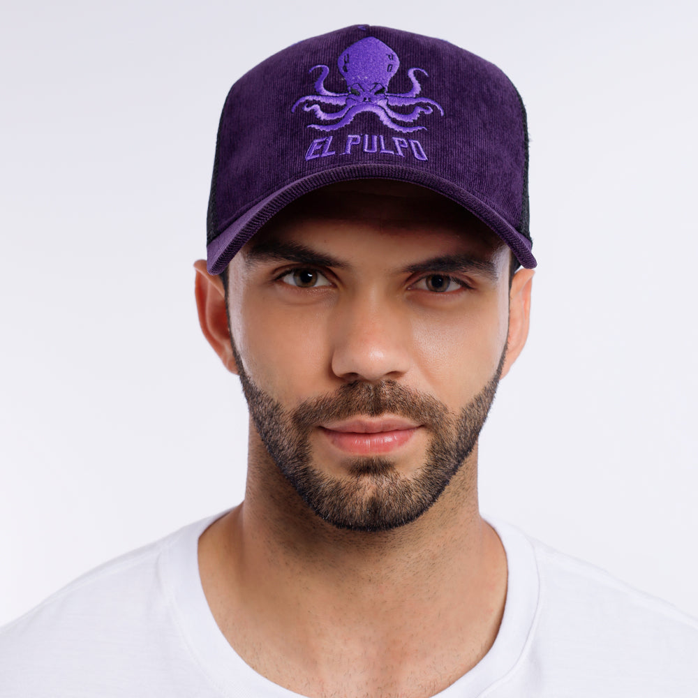 Gorra Hombre Pulpo Morado - 613461