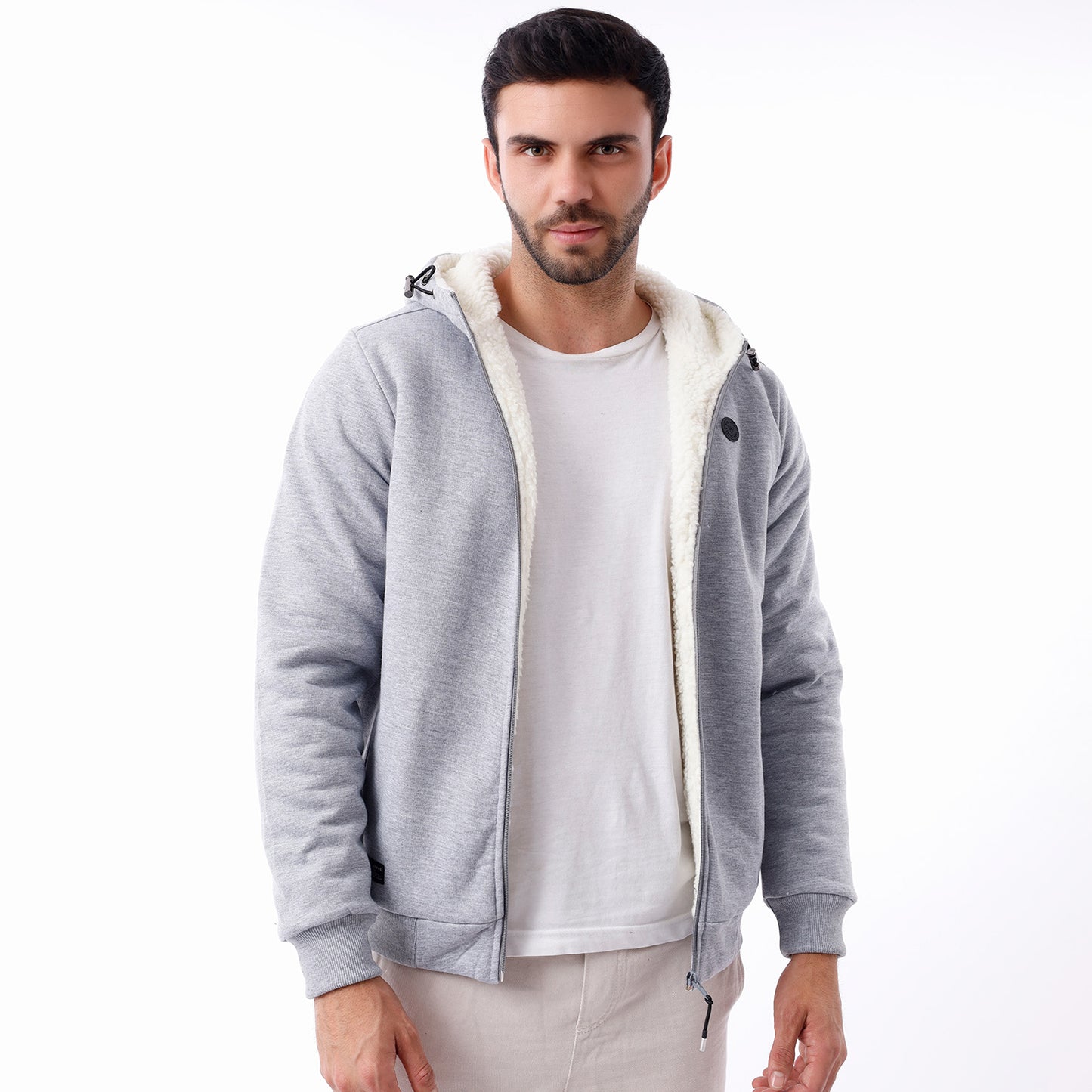 Polera hombre gris