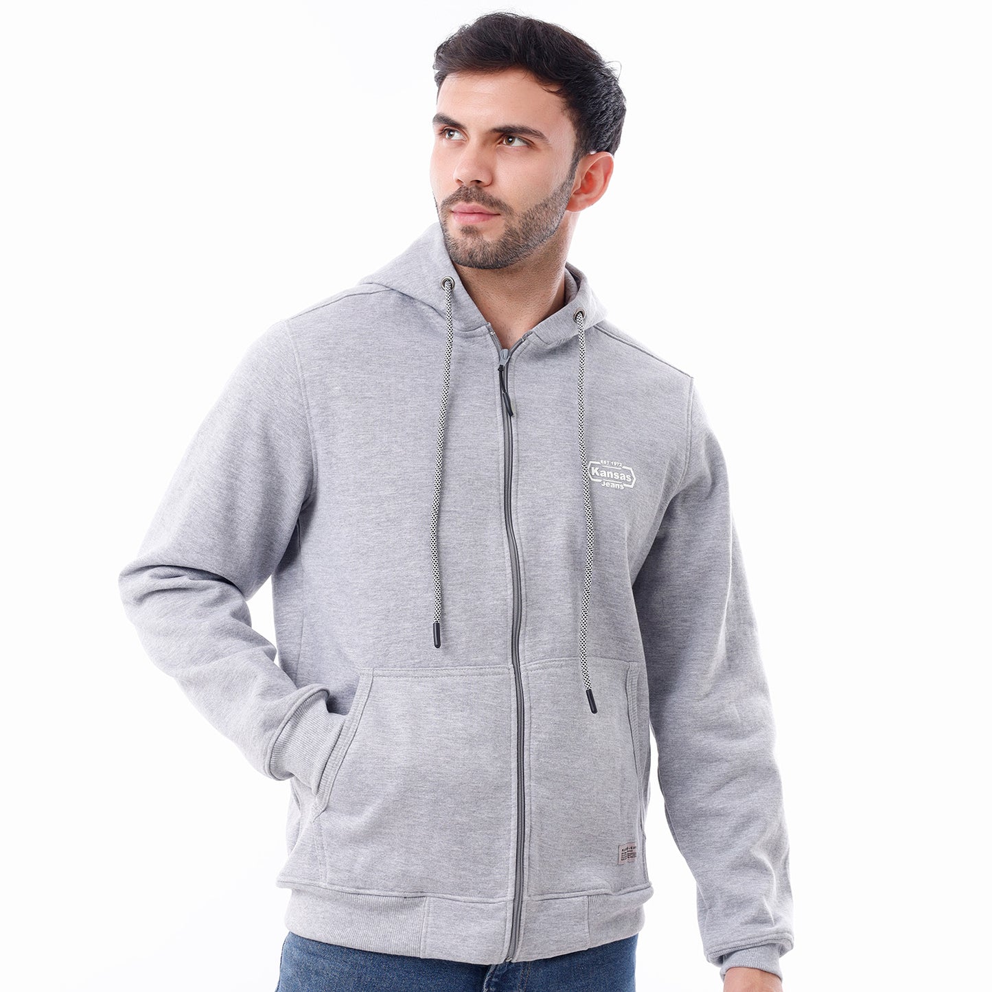 Polera hombre gris