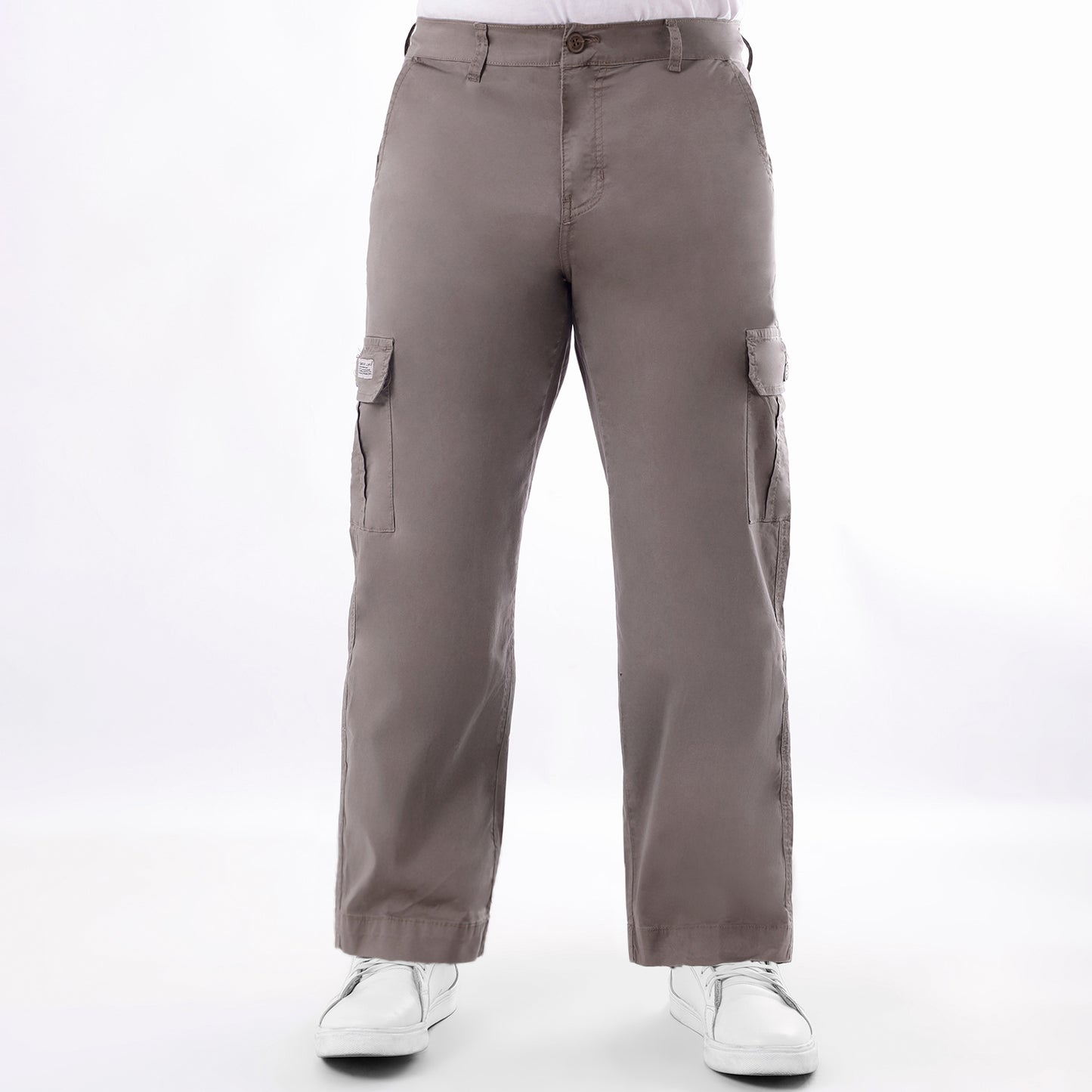 Jean Hombre Paper Touch Cargo Loose Fit Taupe