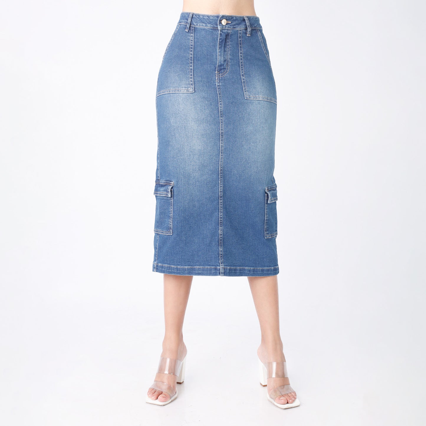 Falda Maxi Cargo Dama Pepper Moteado - 230386