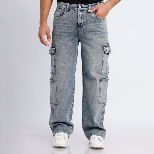 Jean Baggy Fit Pepper Contaminado Green