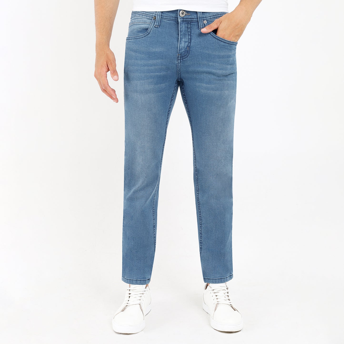 Jean Slim Caballero Cristal Contaminado Gris - 221627