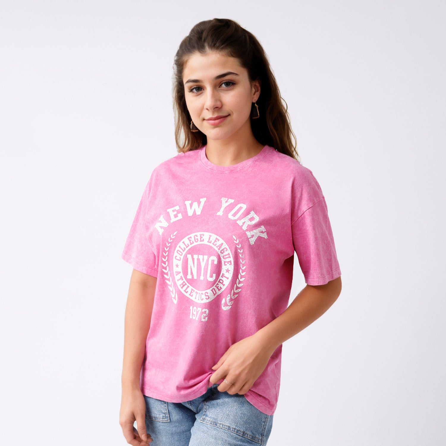 Poleras Oversize Mujer Estampadas Polera Nirvana H&m Mujer