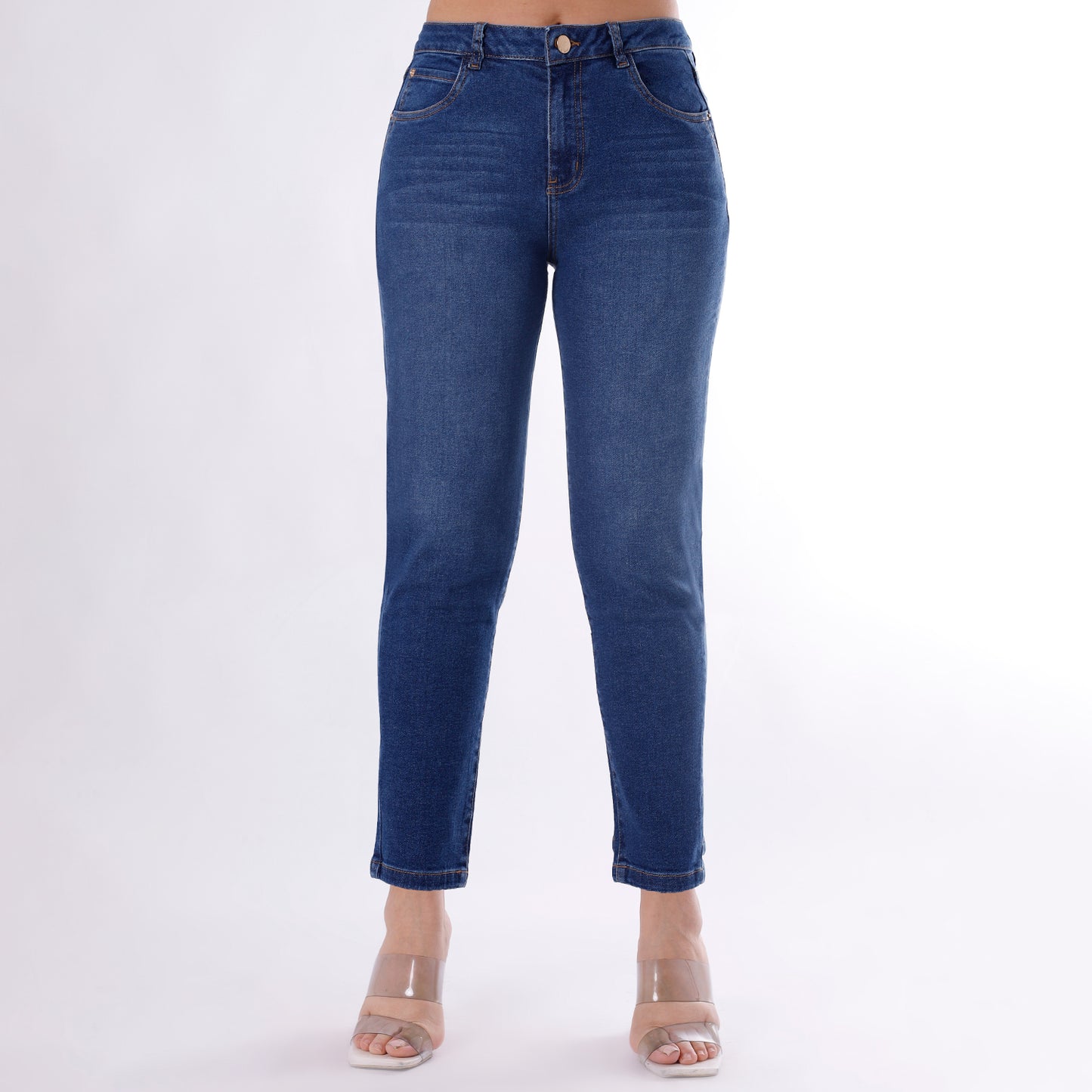 Jean Mom Fit Cintura Pepper Focalizado