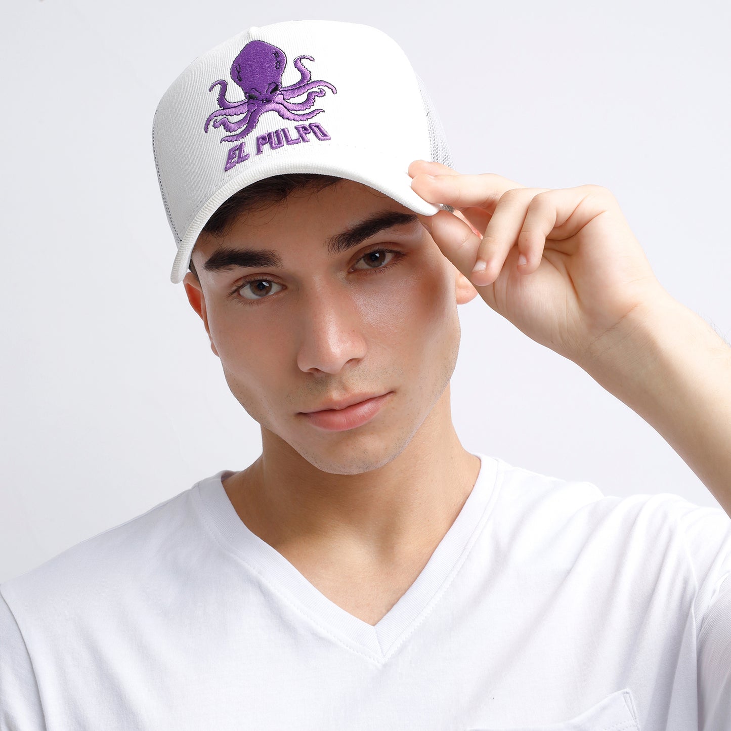 Gorra Hombre Pulpo Blanco - 613753