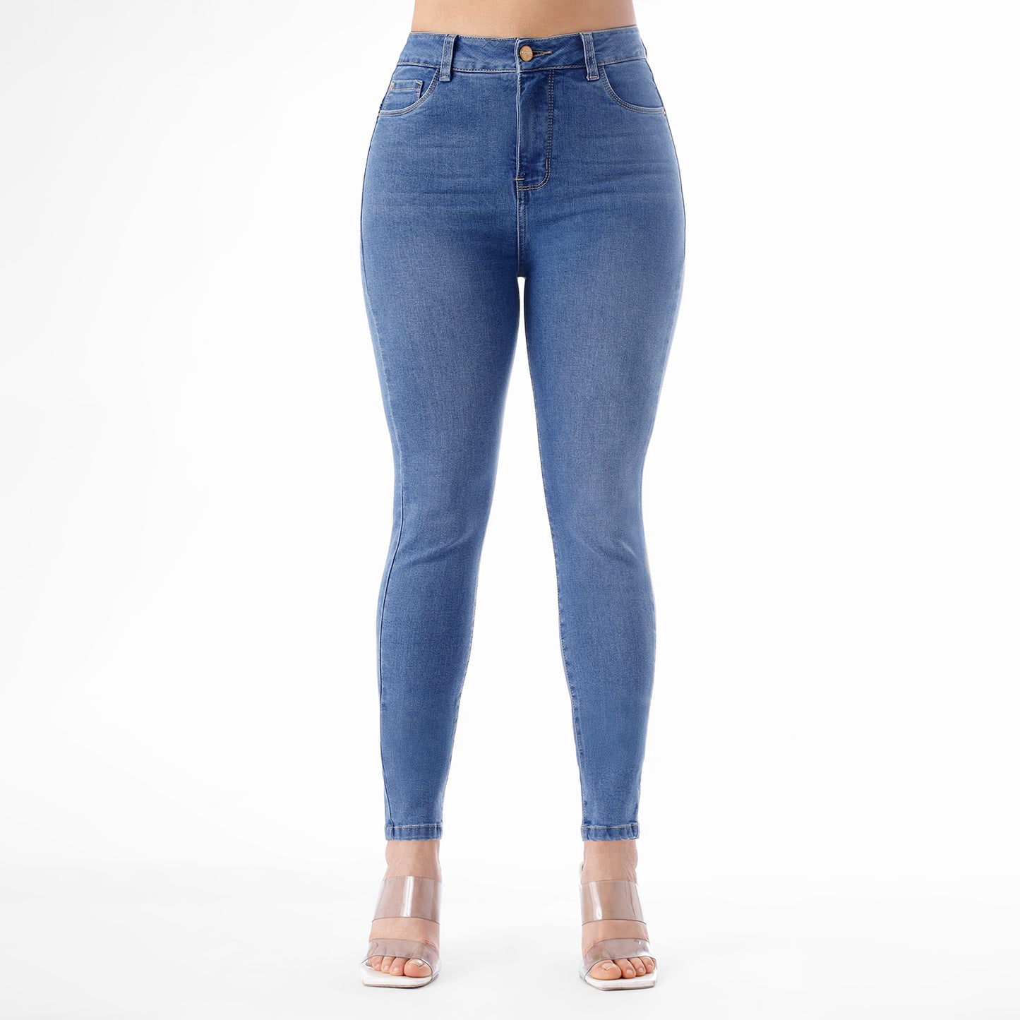 Pantalón Jean Pitillo a la Cintura