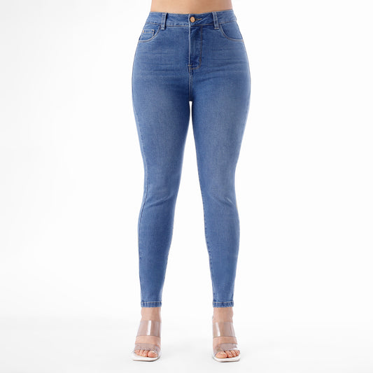Pantalón Jean Pitillo a la Cintura