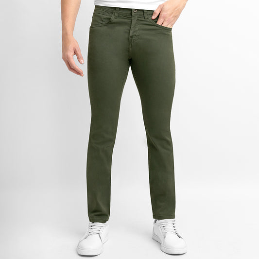 Pantalón hombre verde