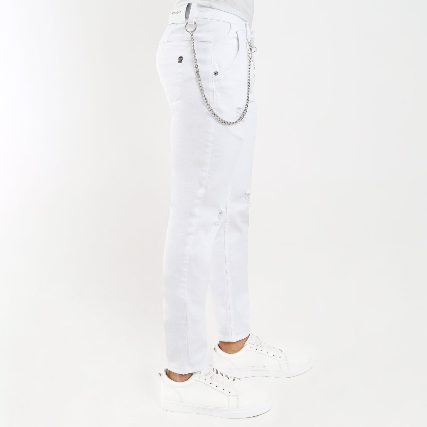 Jean Caballero Skinny Blanco Optico - 221634