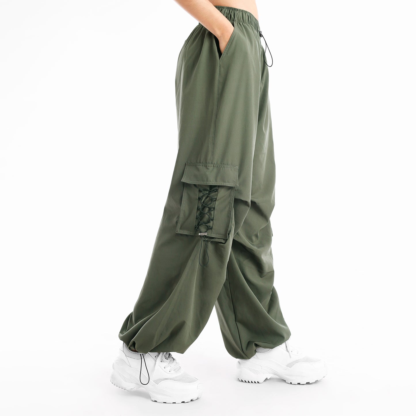 Pantalón Dama Parachute Verde - 230448