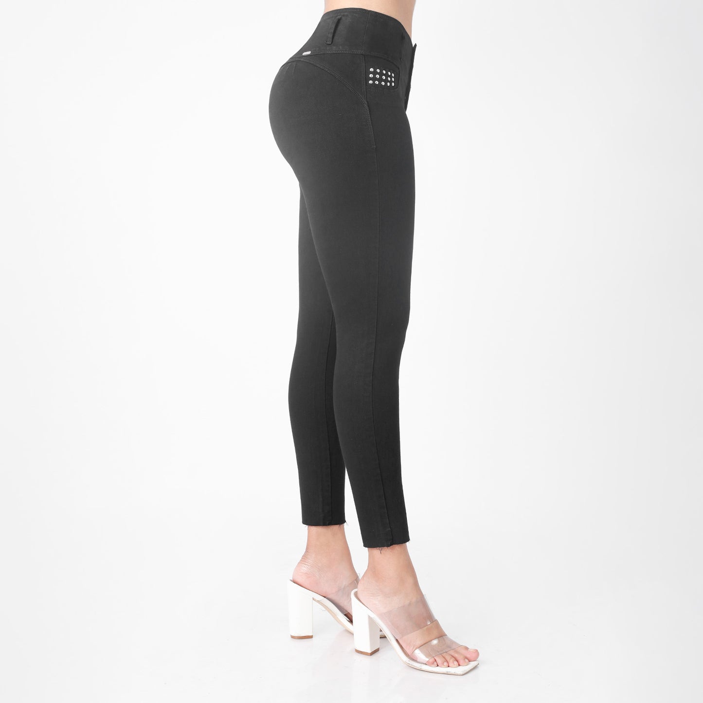 Jean Pitillo Cintura Dama Negro - 230295