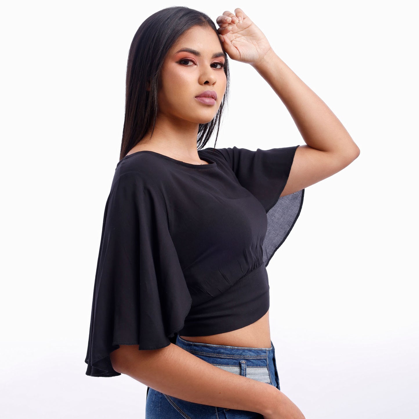 Blusa Kimono Dama Negro - 230599