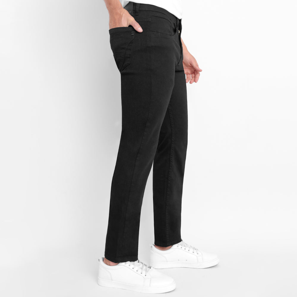 Pantalón Drill Caballero Slim Negro - 230006