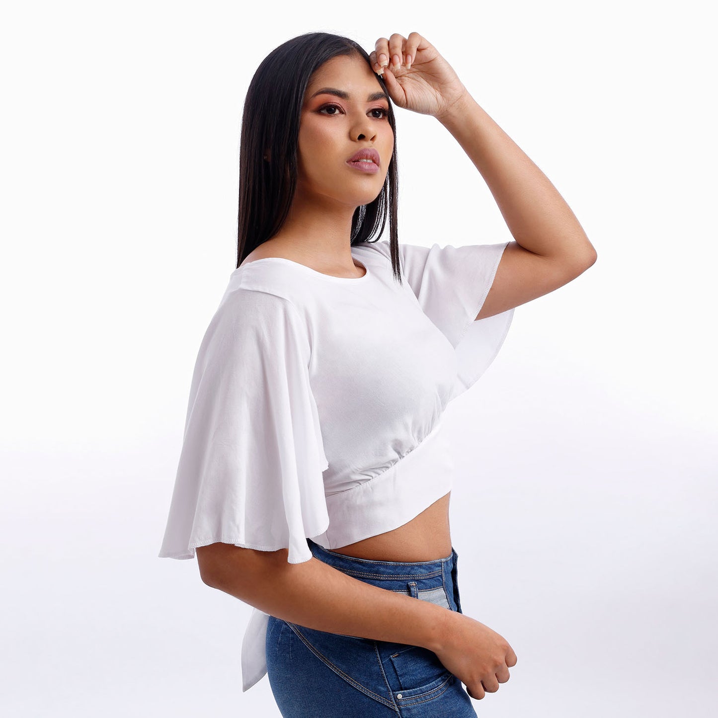 Blusa Kimono Dama Blanco - 230602