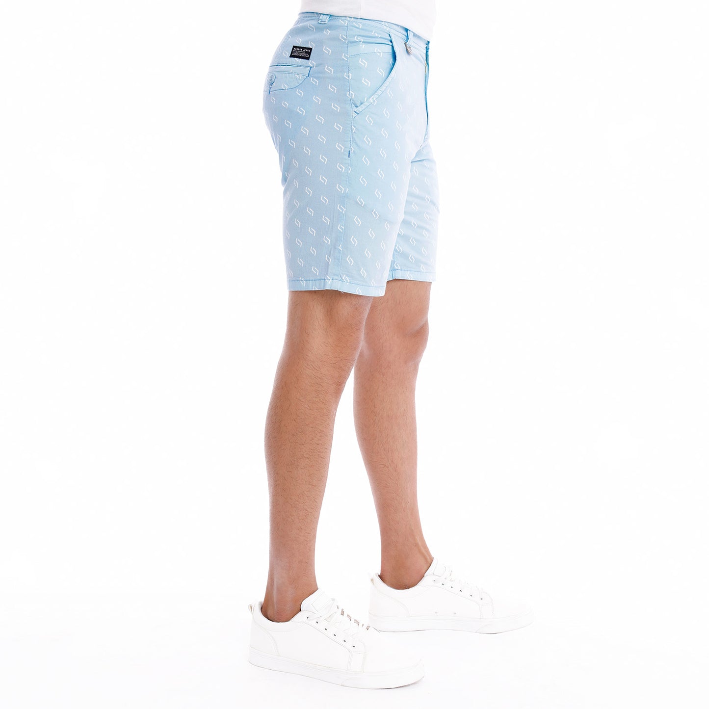 Short Caballero Slim Celeste Pastel - 221340