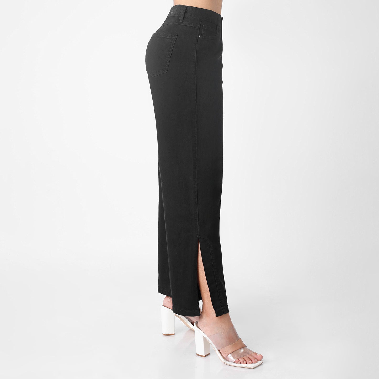Jean Palazzo Cintura Dama Negro - 230365