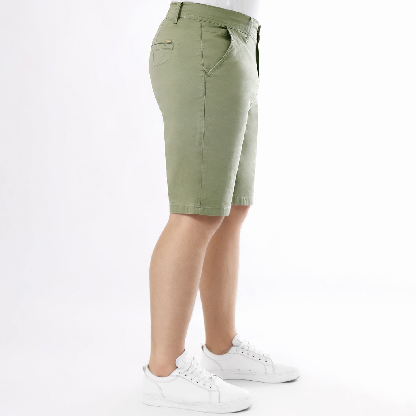 Short Paper Touch Regular Fit Verde