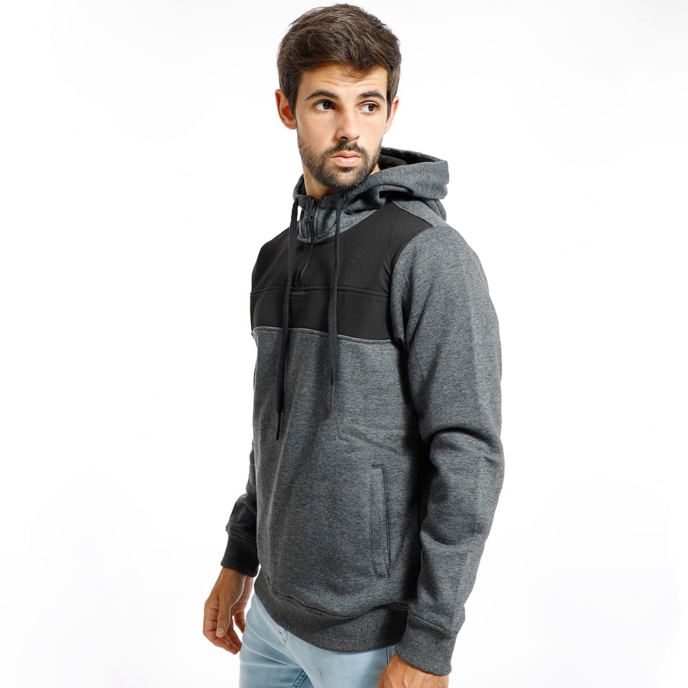 Polera Capucha Caballero Negro - 210089