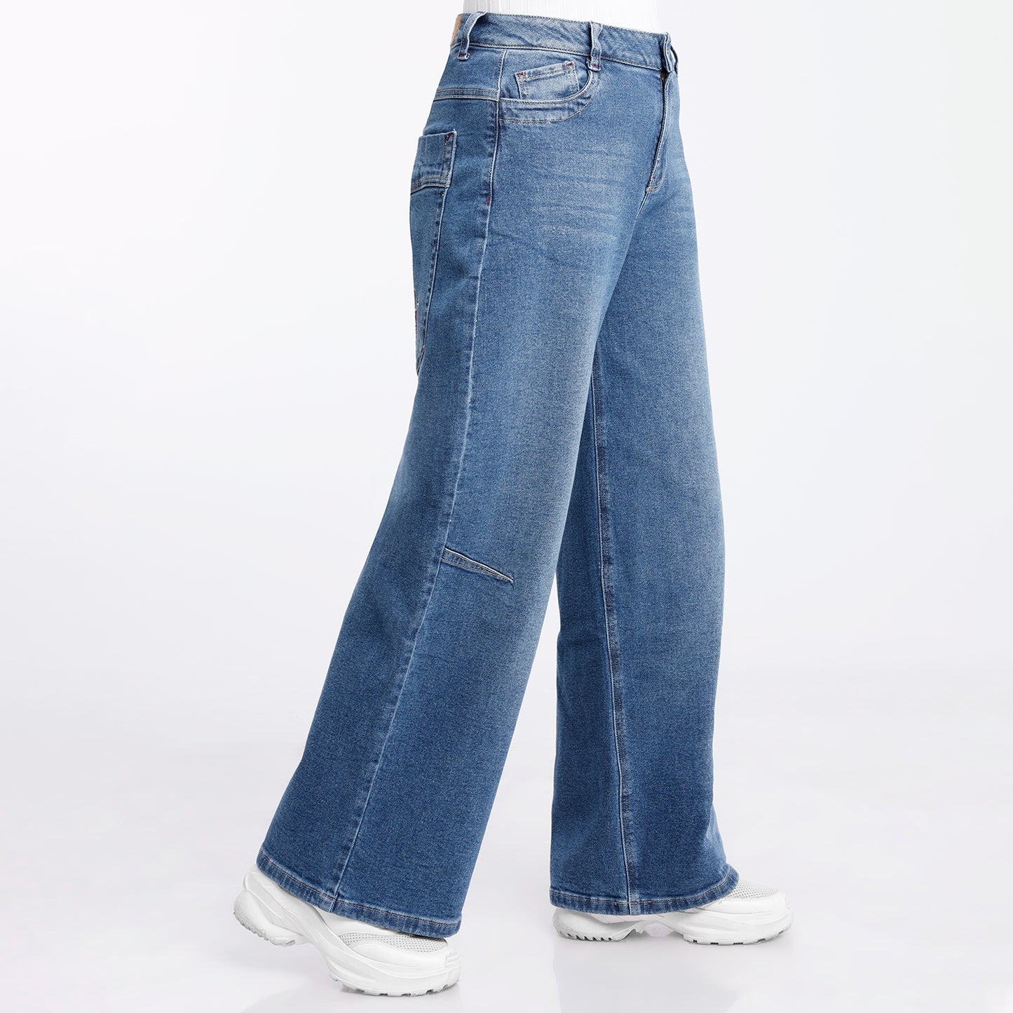 Jean Cintura Boyfriend Pepper Moteado