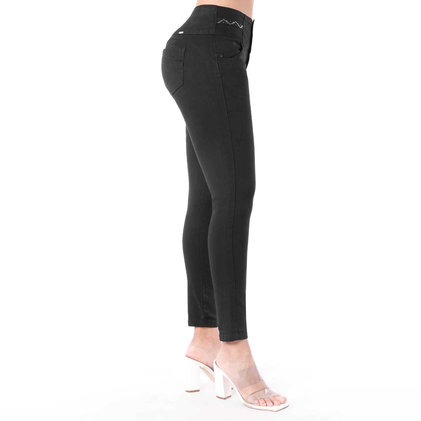 Jean Pitillo Cintura Dama Negro - 230277