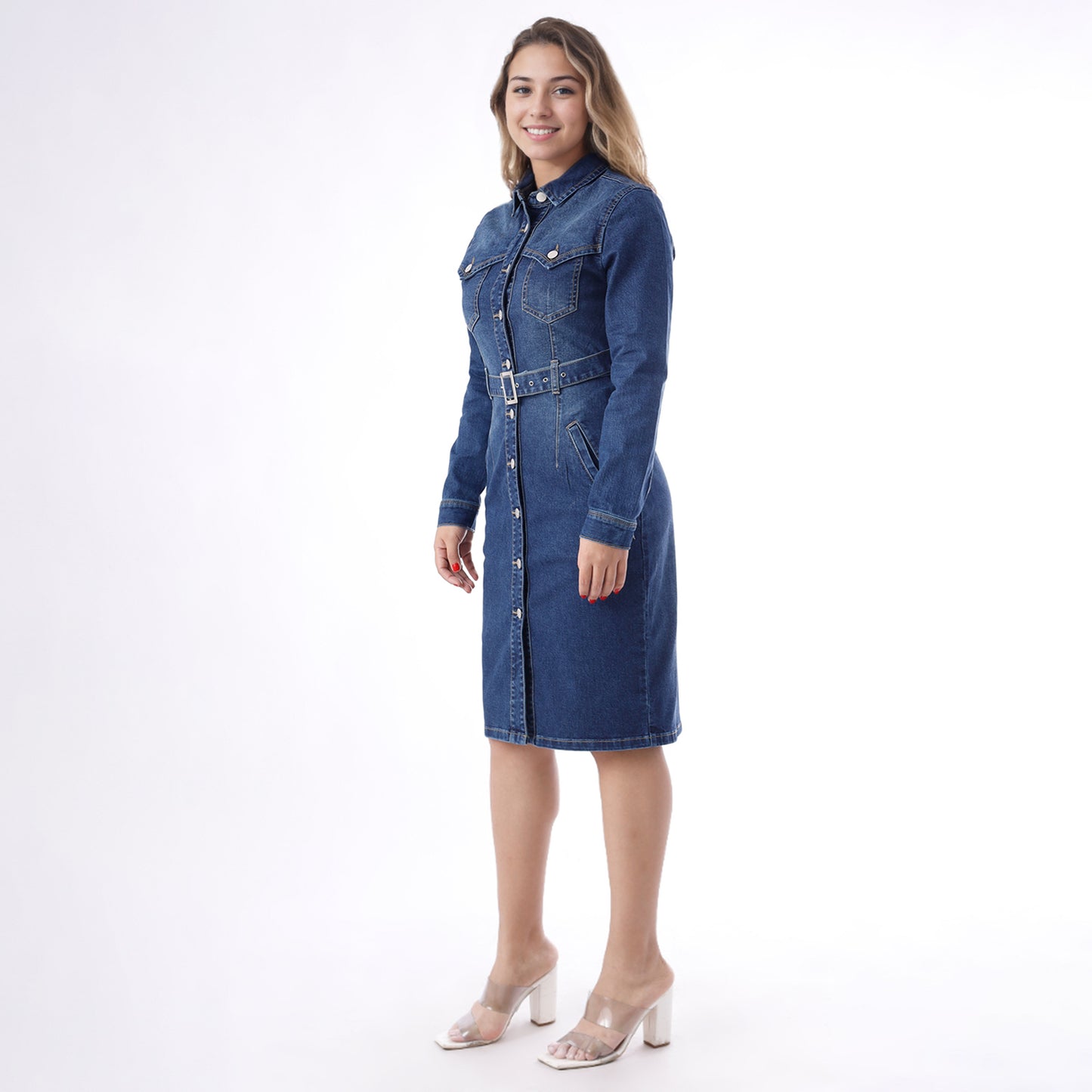 Vestido M/larga Pepper Moteado