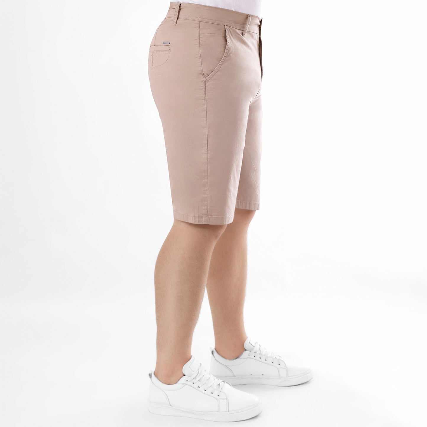 Short Paper Touch Regular Fit Beige