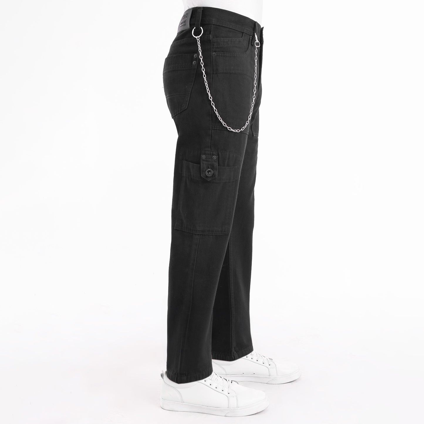 Jean Straight Cargo Caballero Negro - 230385