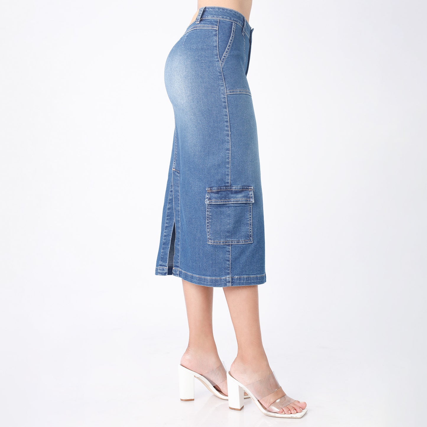 Falda Maxi Cargo Dama Pepper Moteado - 230386